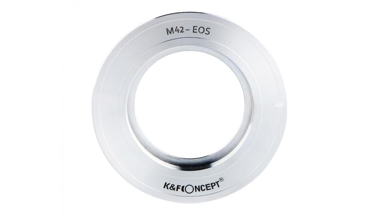 K and F Concept M10131 M42 Lenses to Canon EF Lens Mount Adapter