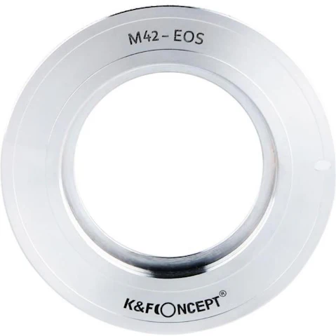 K and F Concept M10131 M42 Lenses to Canon EF Lens Mount Adapter