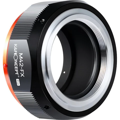 K&F Concept M10115 High Precision Lens Adapter M42-FX PRO - Orange