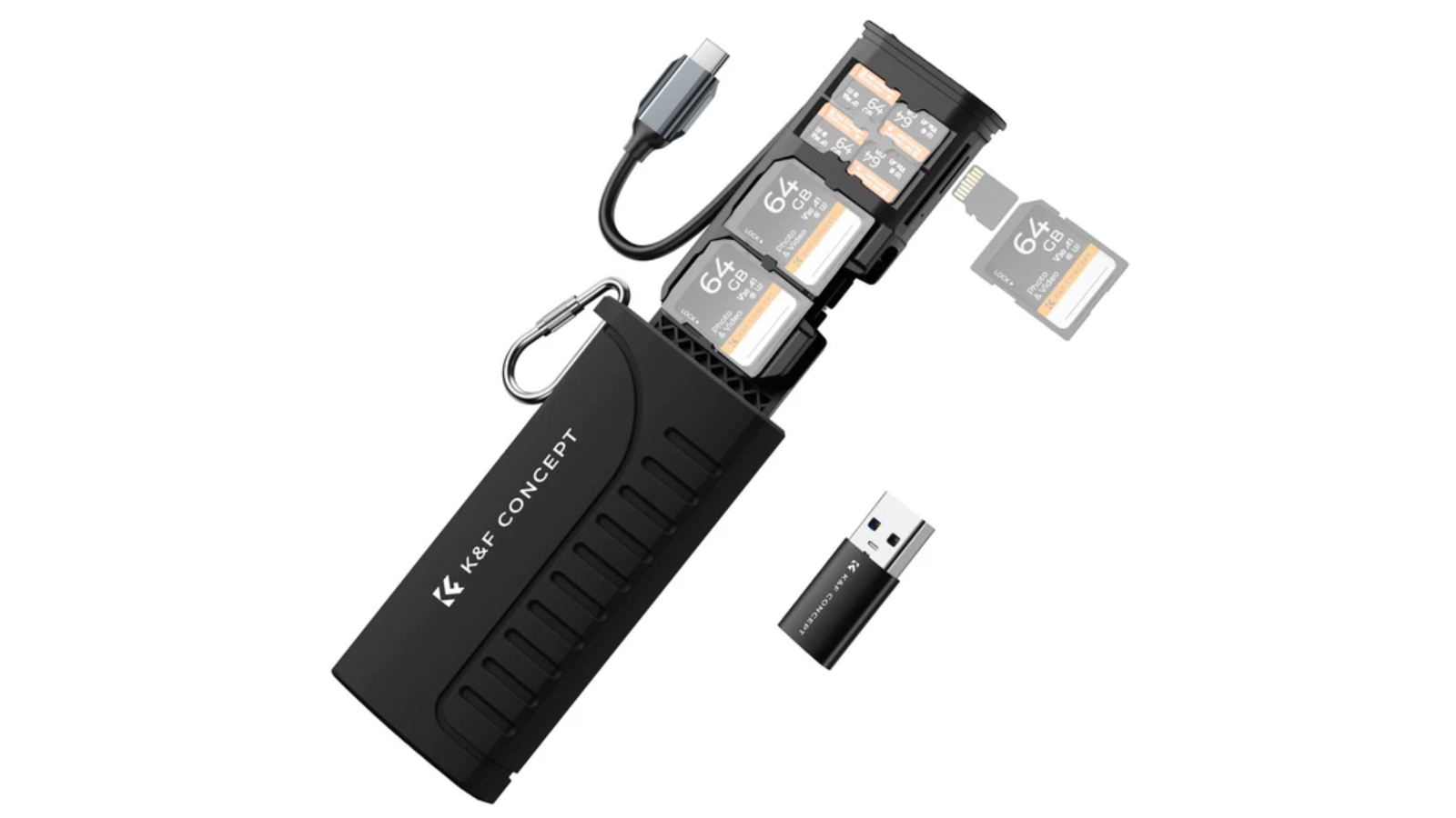 K&F Concept High-Speed Card Reader Storage Case