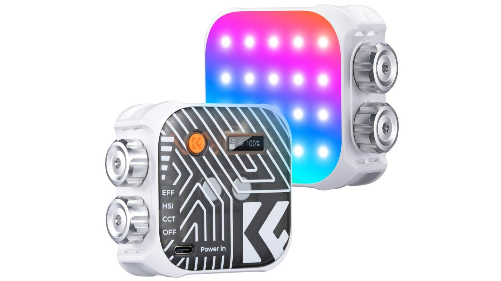 K&F Concept RGB Full Color Portable Photography Light - White