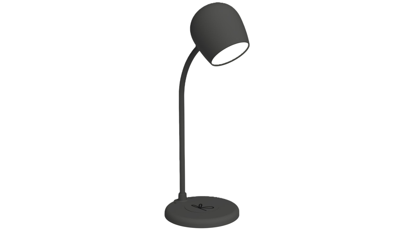 Kreafunk Ellie Lamp with Qi Charger and Bluetooth Speaker - Black