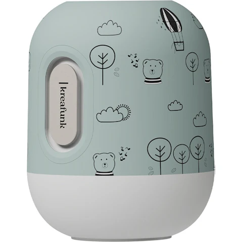 Kreafunk Kids Glowie Bluetooth Speaker with Light - Dusty Green
