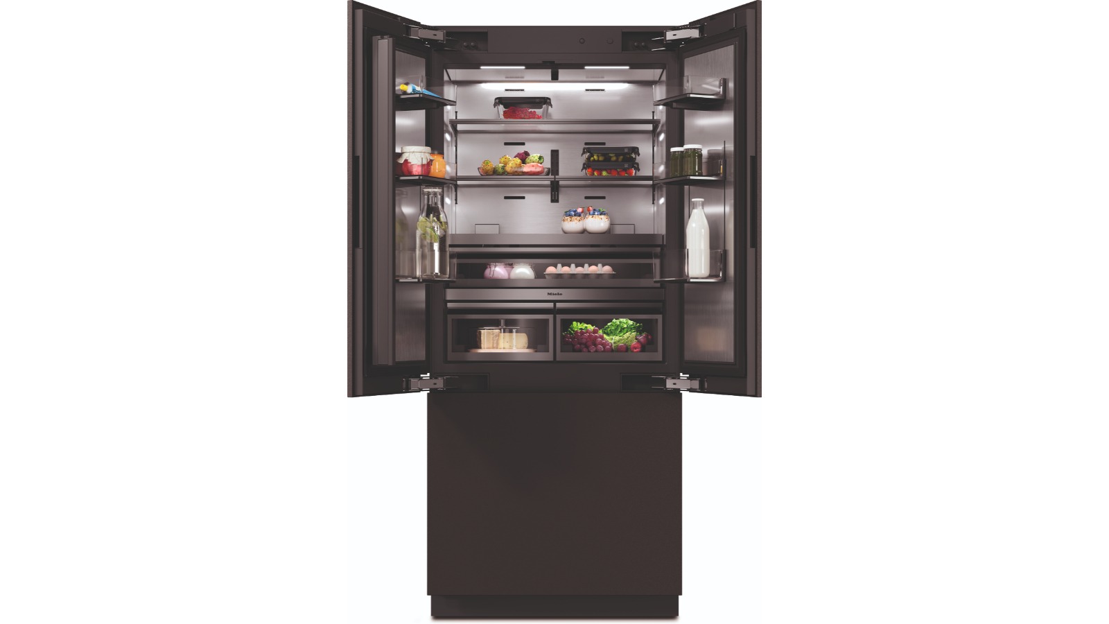 Miele 576L Mastercool Plumbed Ice Maker Integrated French Door Fridge