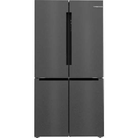 Bosch 605L Series 6 Quad Door Fridge - Black Stainless Steel