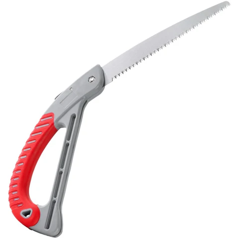 Kleva Foldable Pruning Saw - Tough High Carbon Steel Blade with Triple Bevel Teeth