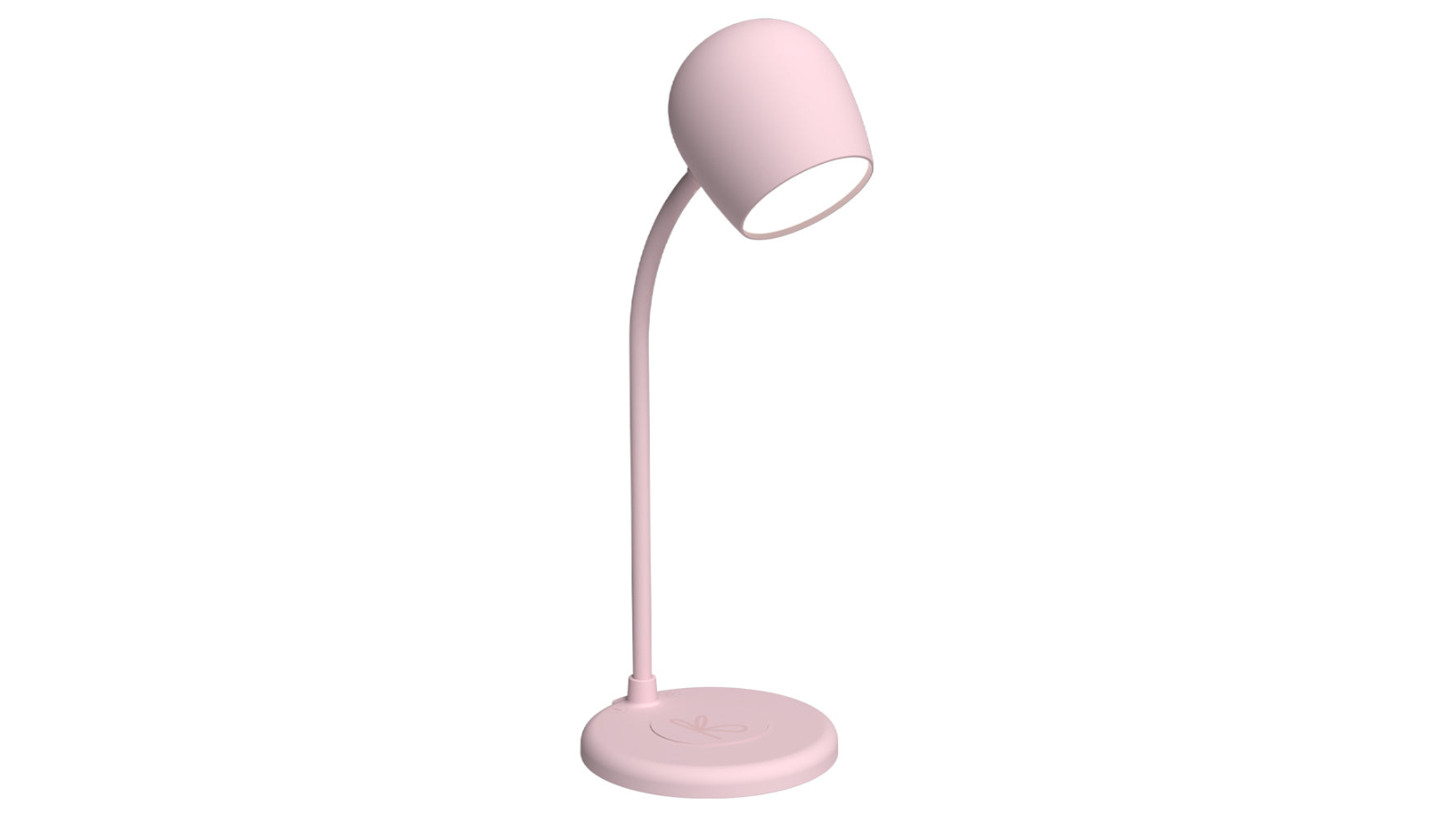 Kreafunk Ellie Lamp with Qi Charger and Bluetooth Speaker - Dusty Rose