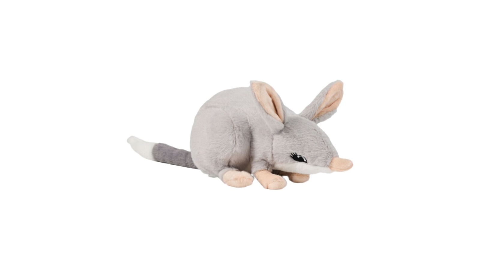 Linen House Kids Bonnie Bilby Novelty Plush Toy - Grey