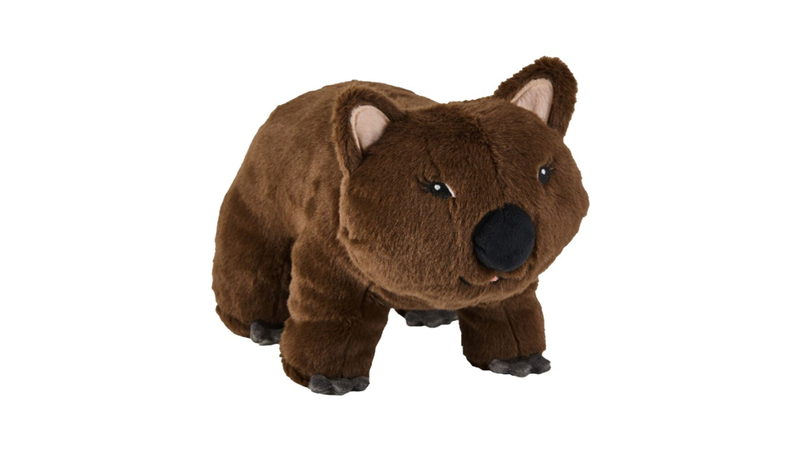Linen House Kids William Wombat Animal Cushion - Brown