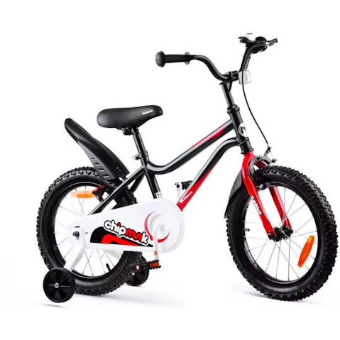 Chipmunk 16inch Kids Freestyle Bike with Training Wheel - Black