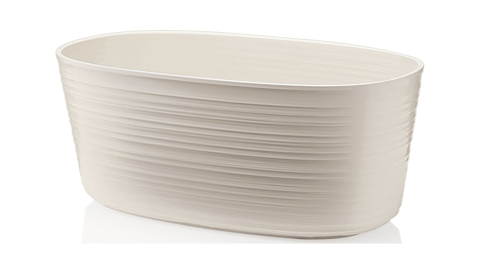 Guzzini Earth Tierra 3 Litre Multiple Plastic Small Plant Pot Holder - White