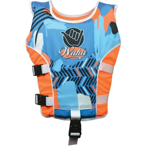 Wahu 20-30kg Blue/Orange Child Life Vest - 4-5 year