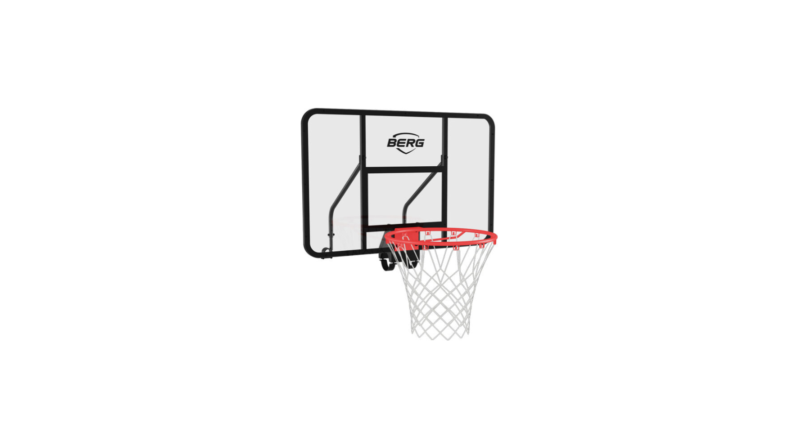 Berg Black Playbase Steel/Plastic Basketball Hoop - 100 x 89cm