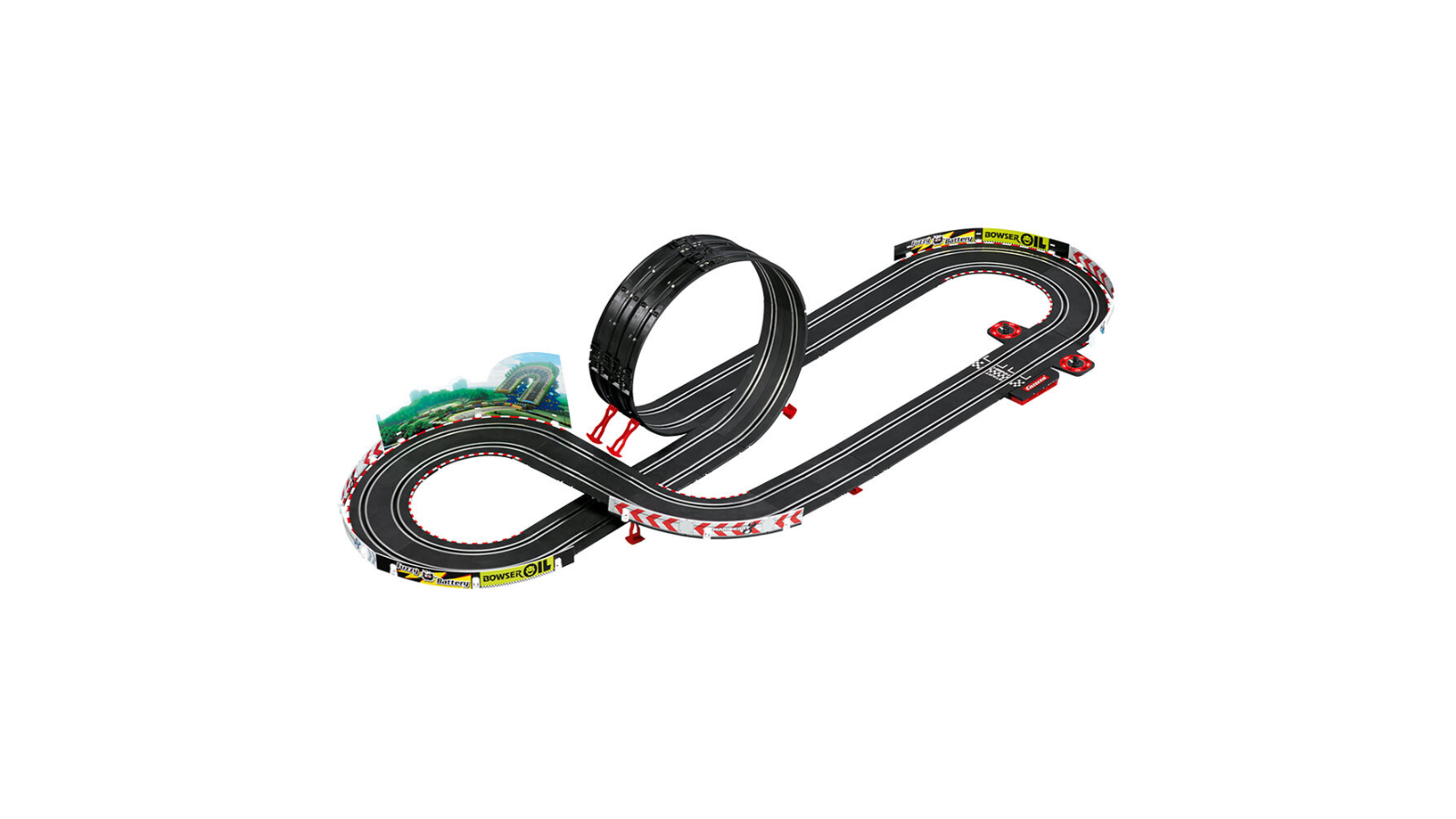 Carrera 4.9metre Go Nintendo Mario Kart 8 Slot Racing Track with Loop for Kids