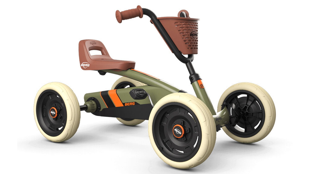 Berg Steel Buzzy Retro Pedal Go Kart Ride-On Toy - Green