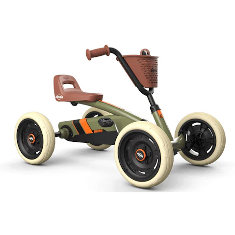Berg Steel Buzzy Retro Pedal Go Kart Ride-On Toy - Green