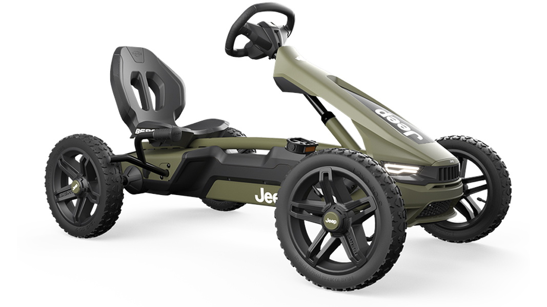 Berg Jeep Rally 124cm Pedal Go Kart Ride On Cherokee - Green