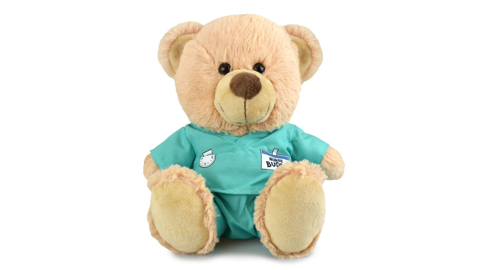 My Buddy Bear Toddler Soft Nurse Mint/Brown Plush Toy - 3year+