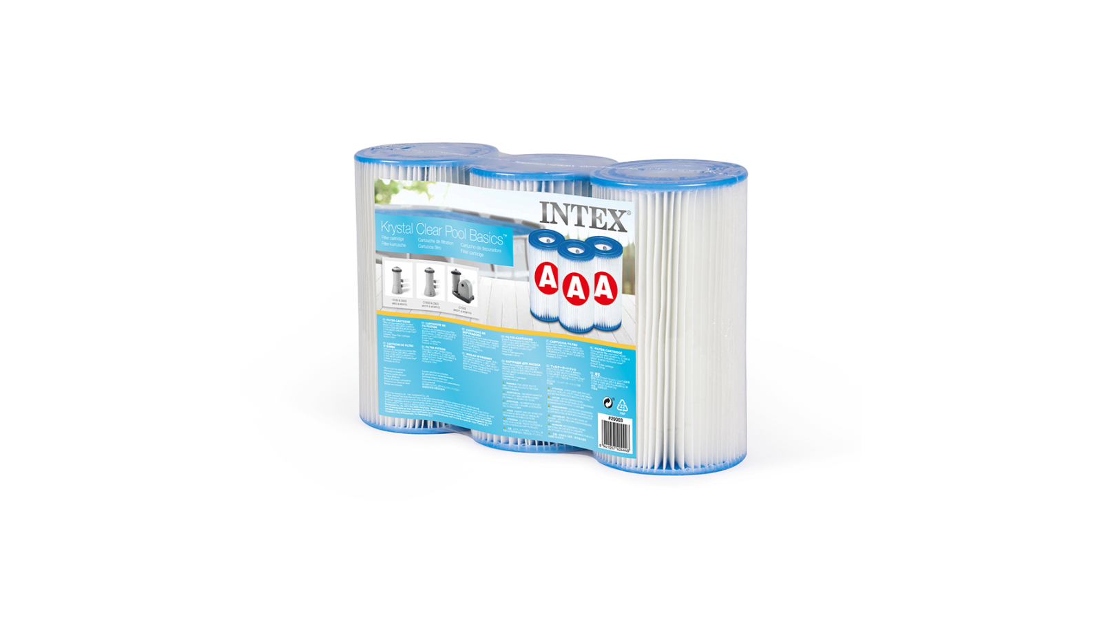 Intex Pack of 3 Replacement Filter Cartridge