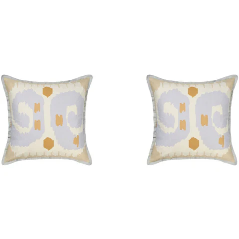 Linen House 65 x 65cm Sivan Pistachio European Pillowcase - Pack of 2