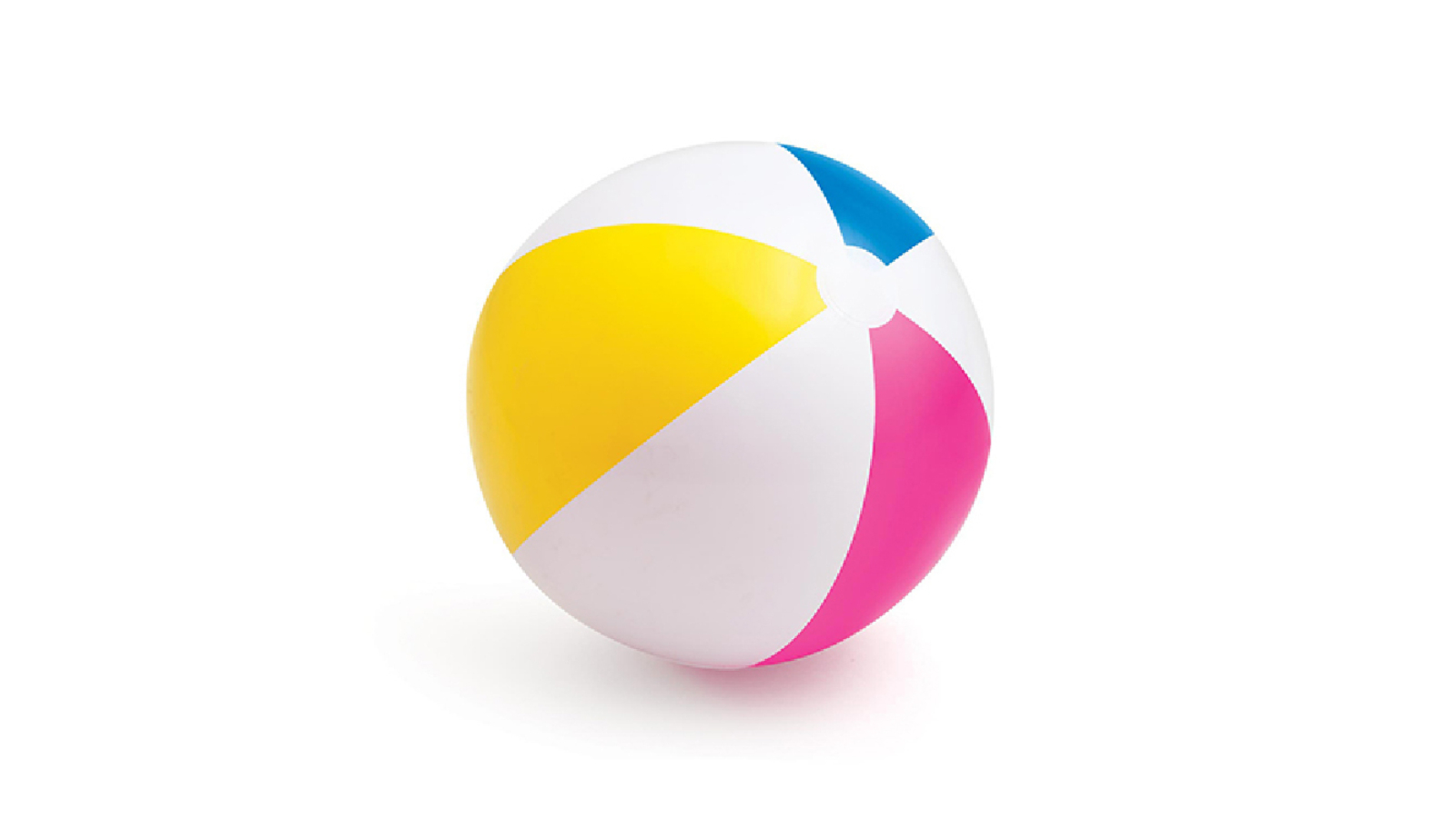 Intex Pack of 4 Glossy Panel Inflatable Beach Ball for Kids - 61cm