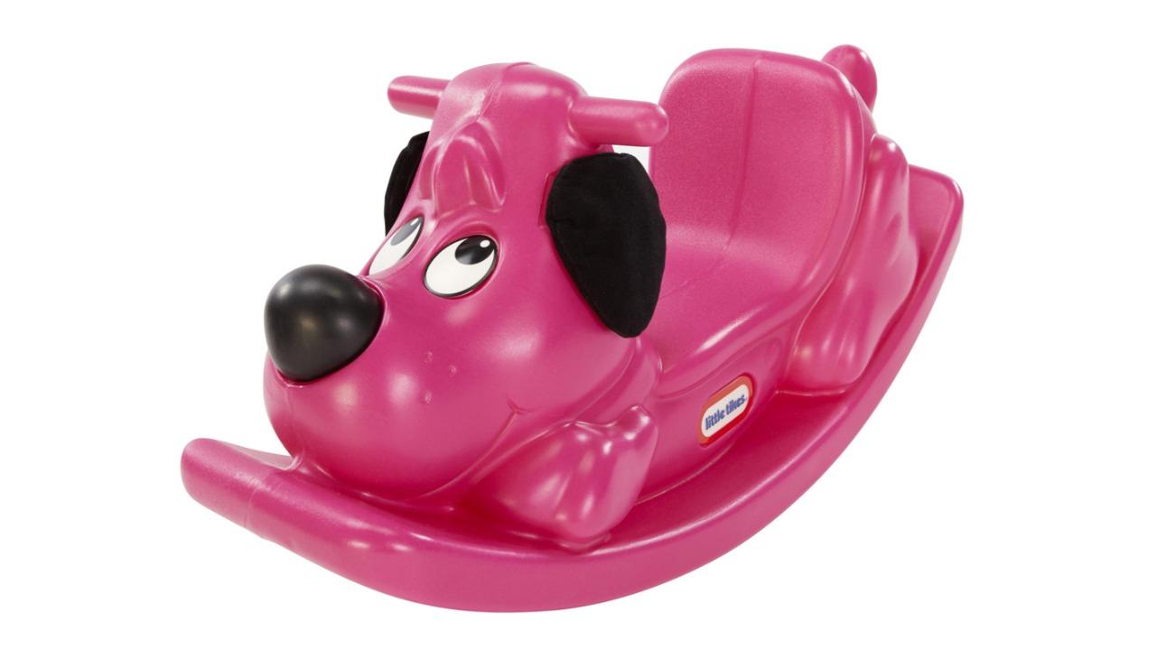 Little Tikes 1-3 year Compact Rockin' Puppy Chair Ride-On Toy - Magenta 