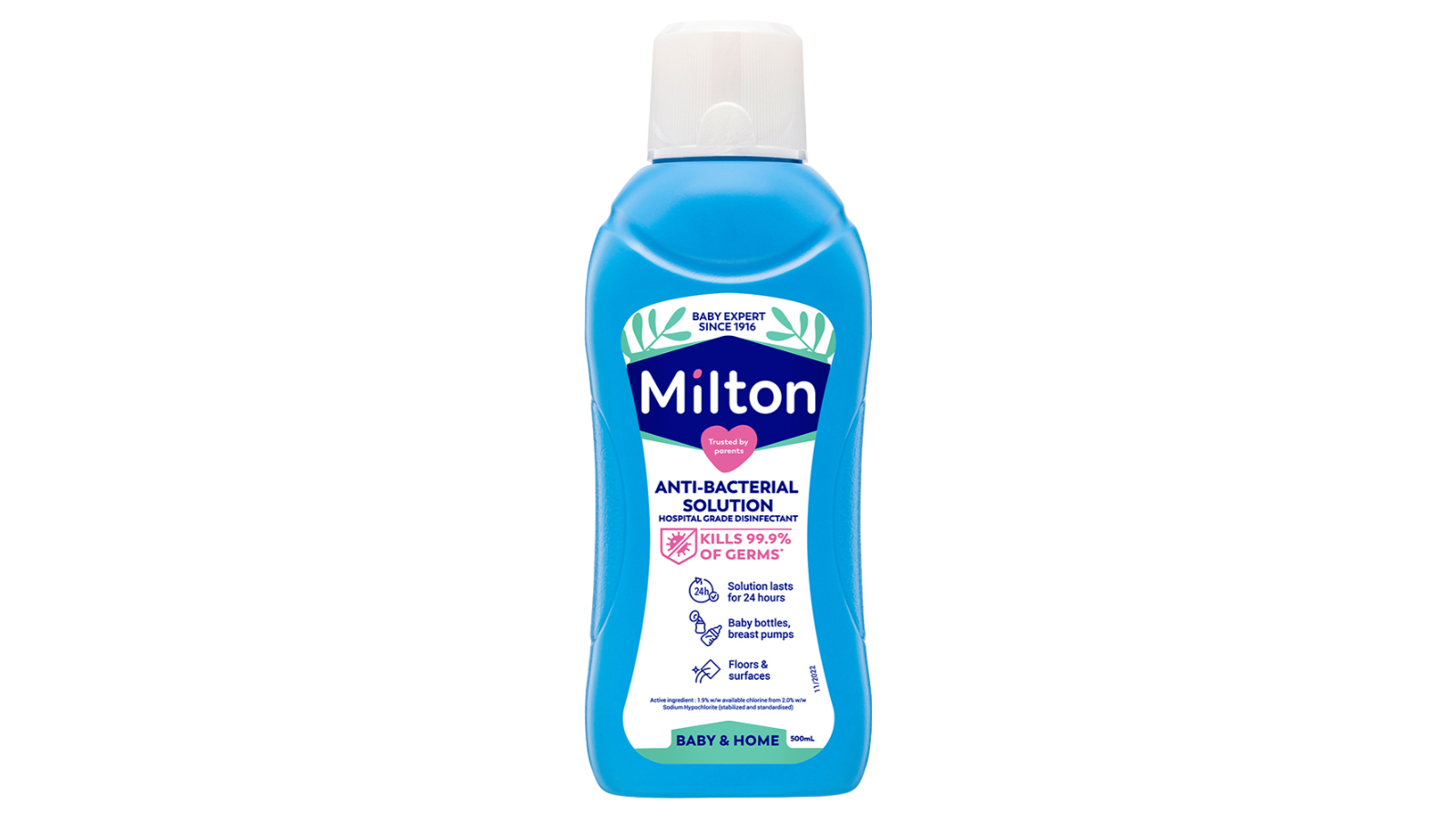 Milton 500ml Concentrated Anti-Bacterial Solution for Baby Bottle