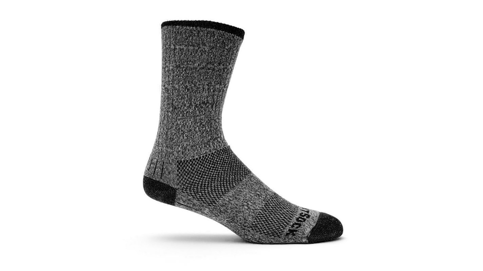 Wrightsock Adventure Crew Black Marl Outdoor Socks - AU 4-6 Womens