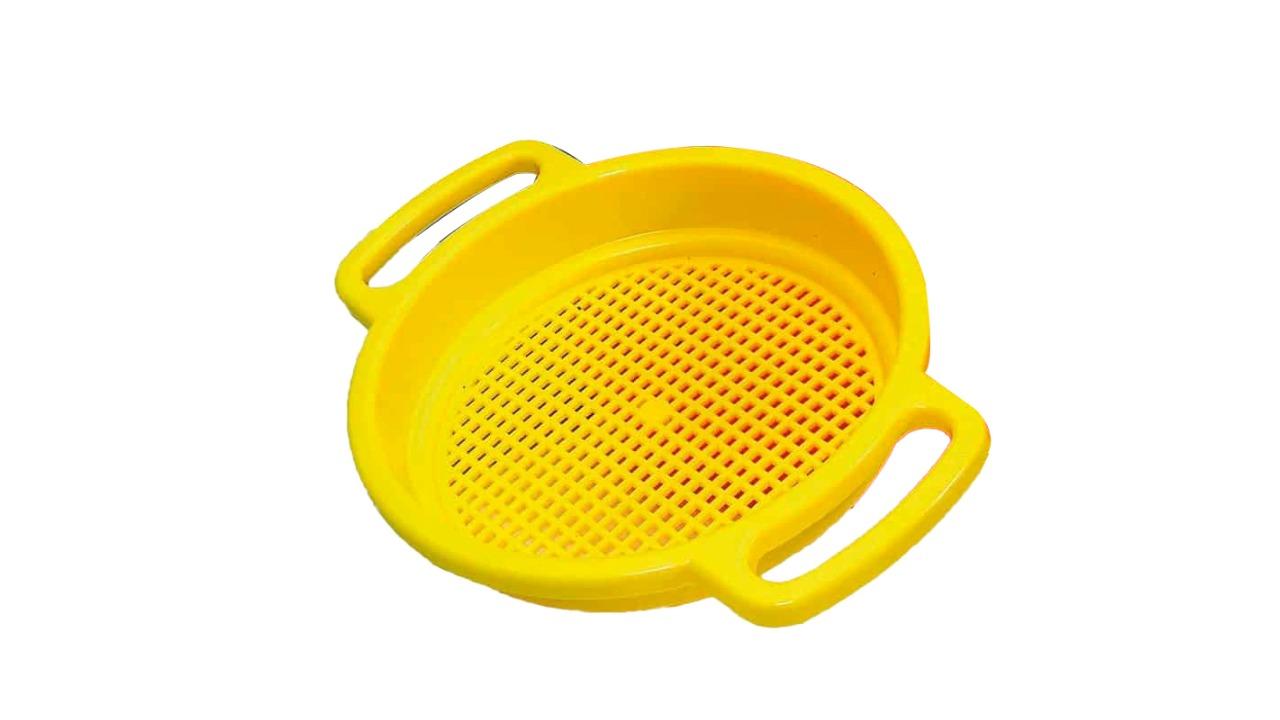 Plasto Kids Assorted Beach Sandpit Sieve Toy with Handle - 1year+