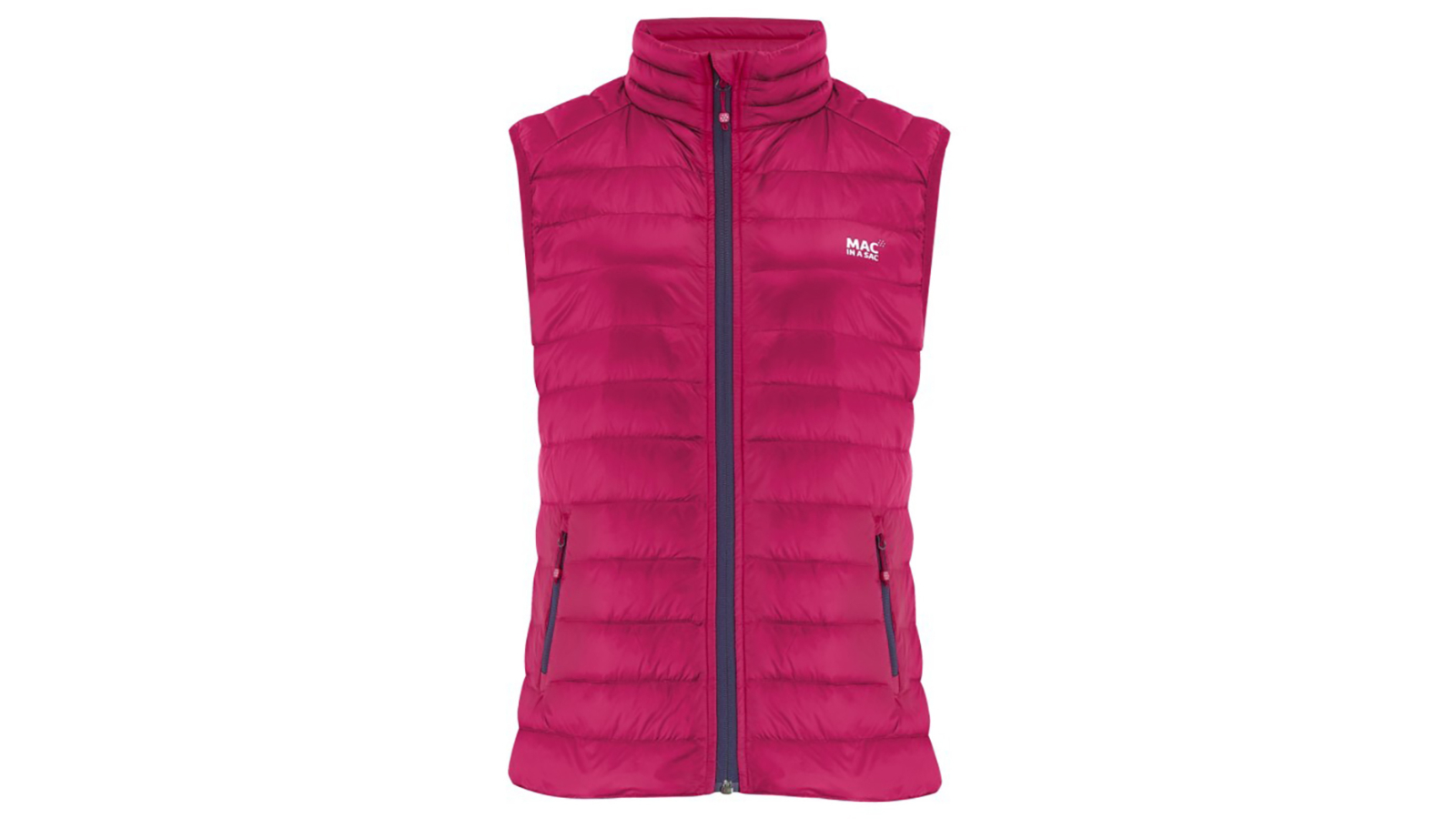 Mac in a Sac AU10 Packable Ladies Alpine Duck Down Vest - Fuchsia