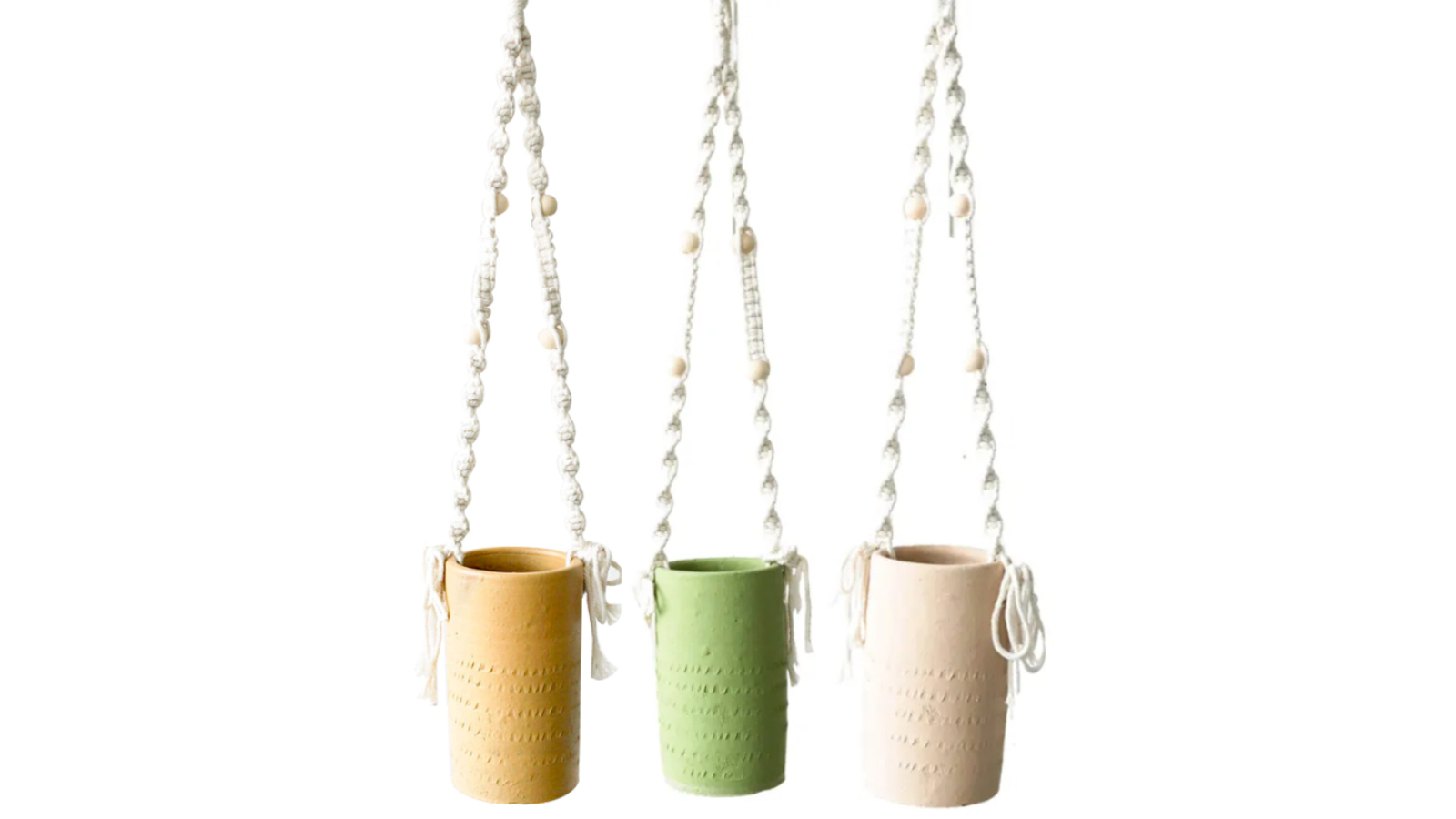 Rayell Large Lacey Hanging Pot Planter for Home Decor