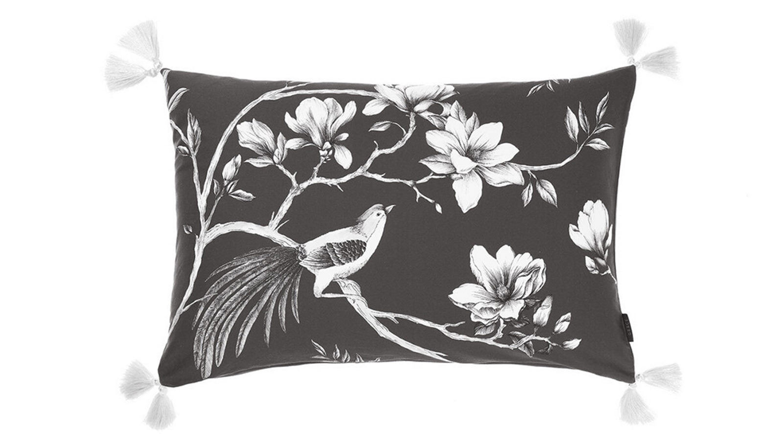 Grace by Linen House Ellison 40 x 60cm Cushion Home Bedding Pillow Decor - Black