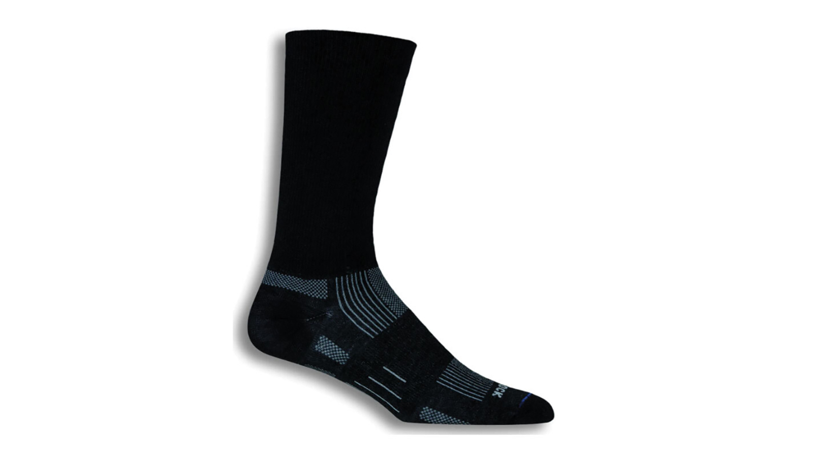 Wrightsock Eco Explore Crew Black Hiking/Camping Socks - AU 4-6 Womens