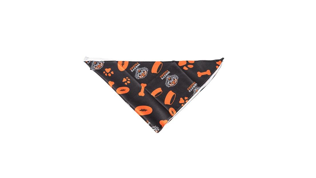 NRL Wests Tigers Dog Bandana Neckerchief Accessory - Small