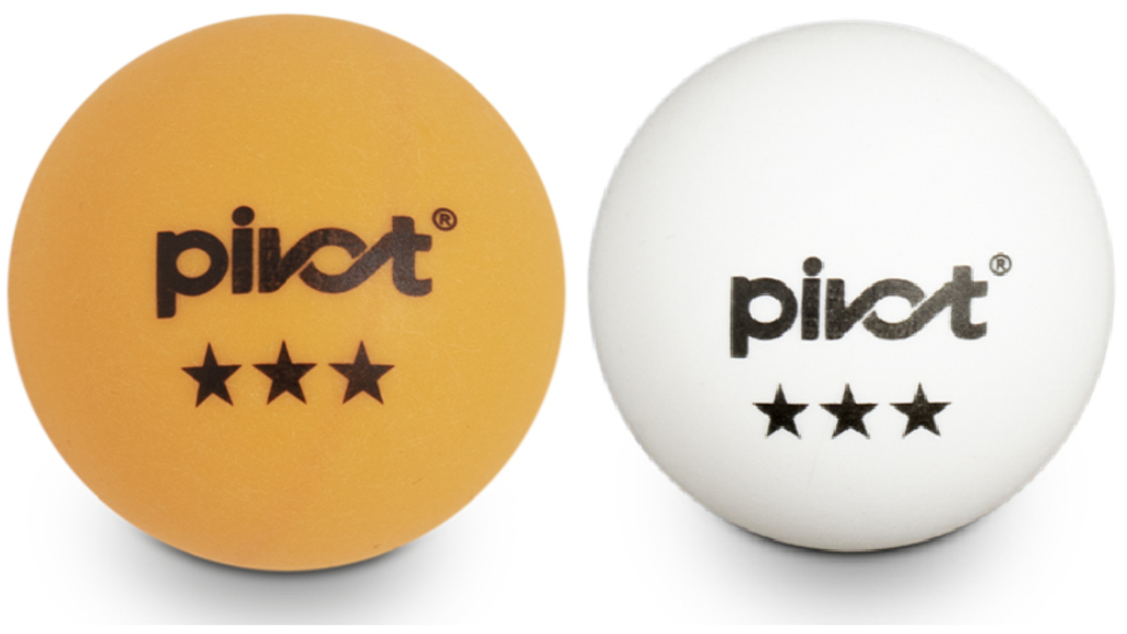 Pivot 12 Piece 3-Star 4cm Table Tennis Training Ball