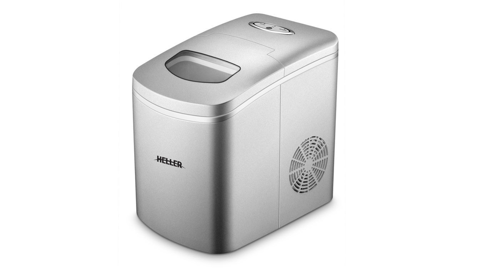 Heller 150W 10kg Electric Ice Cube Maker with LED Indicator - Silver