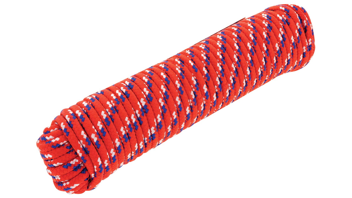 Hulk 4x4 30m Diamond Braid Poly Rope/Cargo Strap for Camping/Fishing - Red