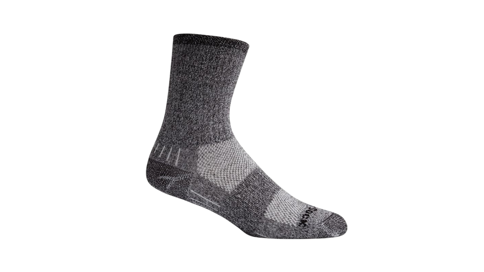 Wrightsock Escape Crew Black Twist Unisex Outdoor Hiking Socks - AU 12+ Mens