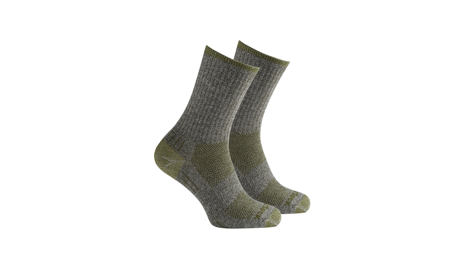Wrightsock Silver Escape Crew Trail Green Unisex Outdoor Socks - AU 4-6 Womens