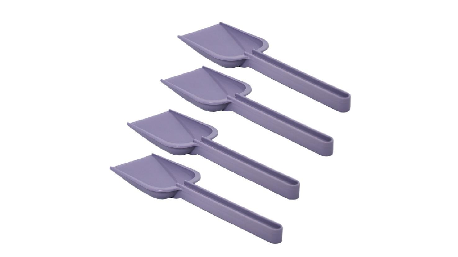 Plasto Kids 4 Piece Beach Sandpit I'm Green Spade Scoop Toy - 1year+