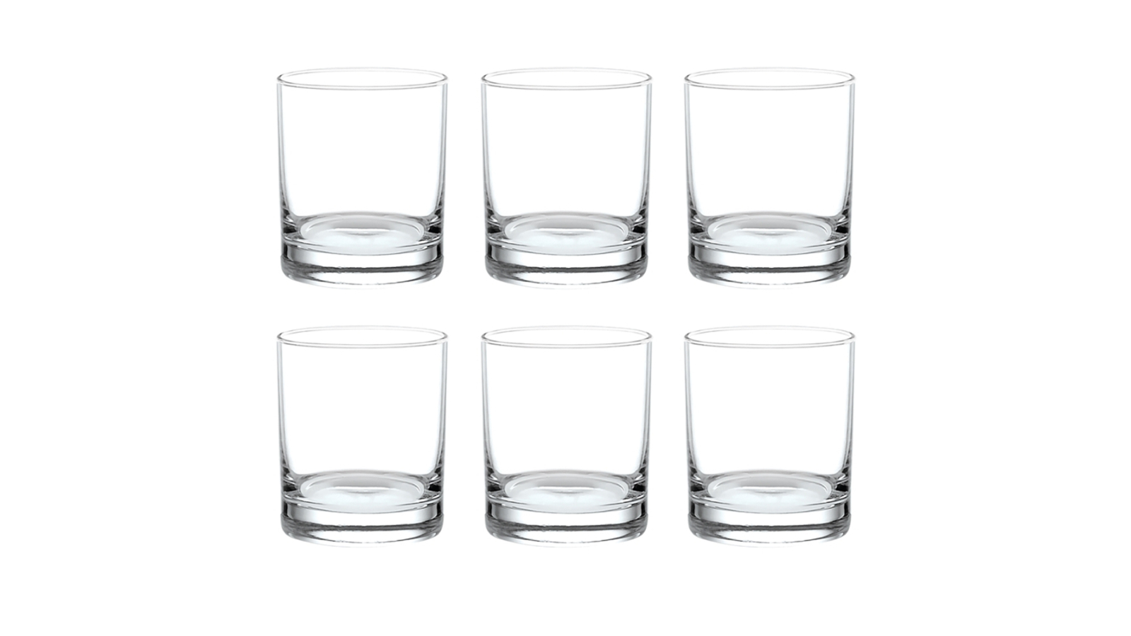 HAPPY HOUR SET OF 6 WATER GLASSES STONES - 5911527 main image 0