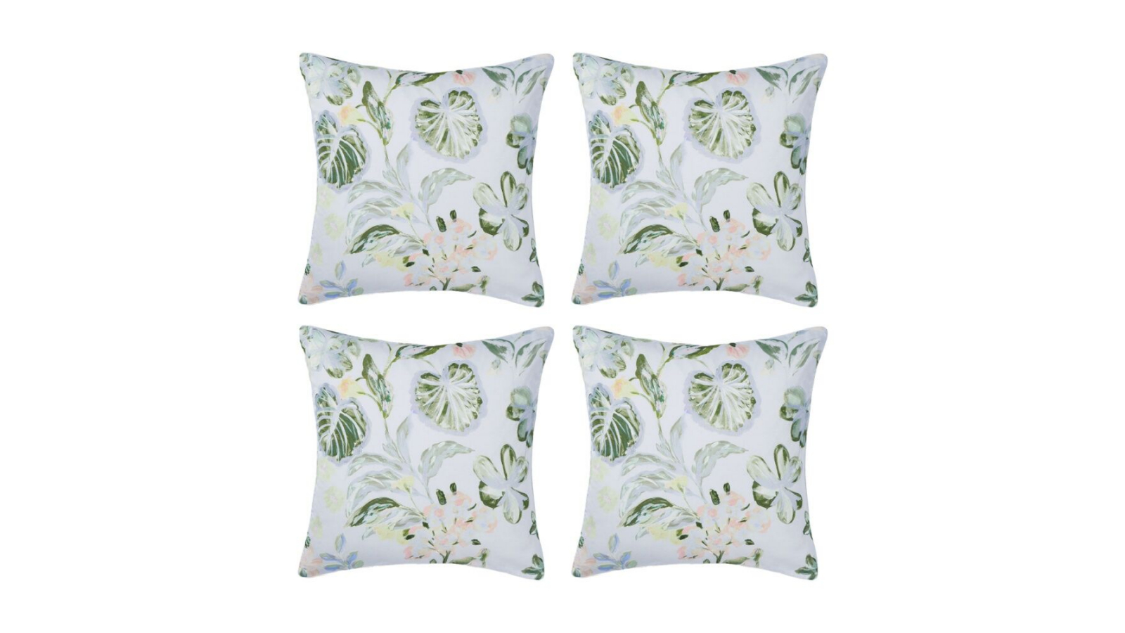 Linen House Pack of 4 65 x 65cm Sonia Botanical Garden European Pillowcase