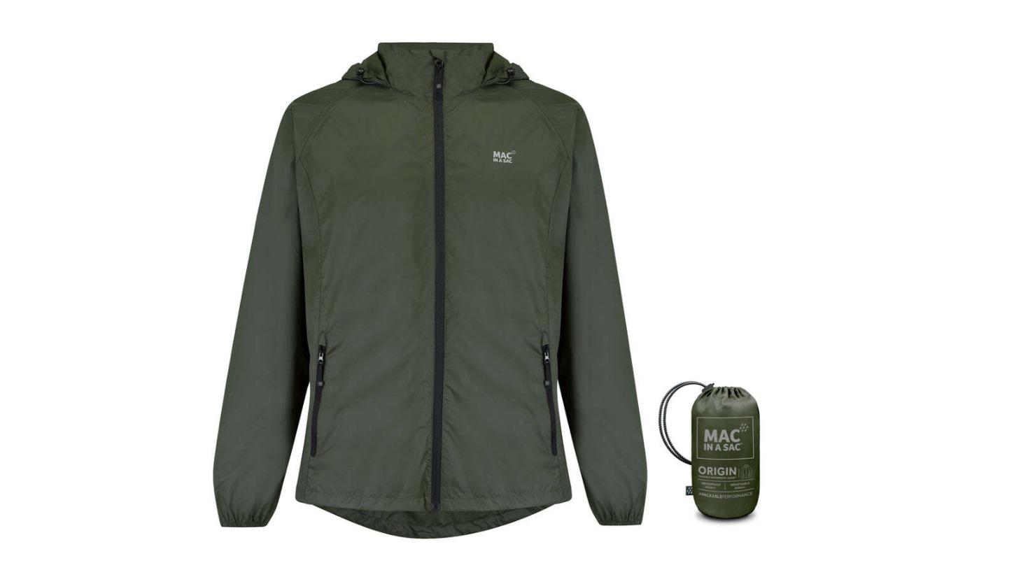 Mac in a Sac Unisex Adults Waterproof Outerwear Khaki Jacket - X-Small