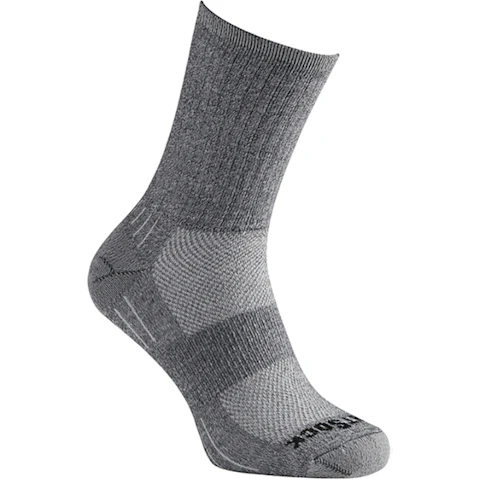 Wrightsock Escape Crew Ash Twist Unisex Socks - AU 8-11.5 Mens/9.5-11 Womens