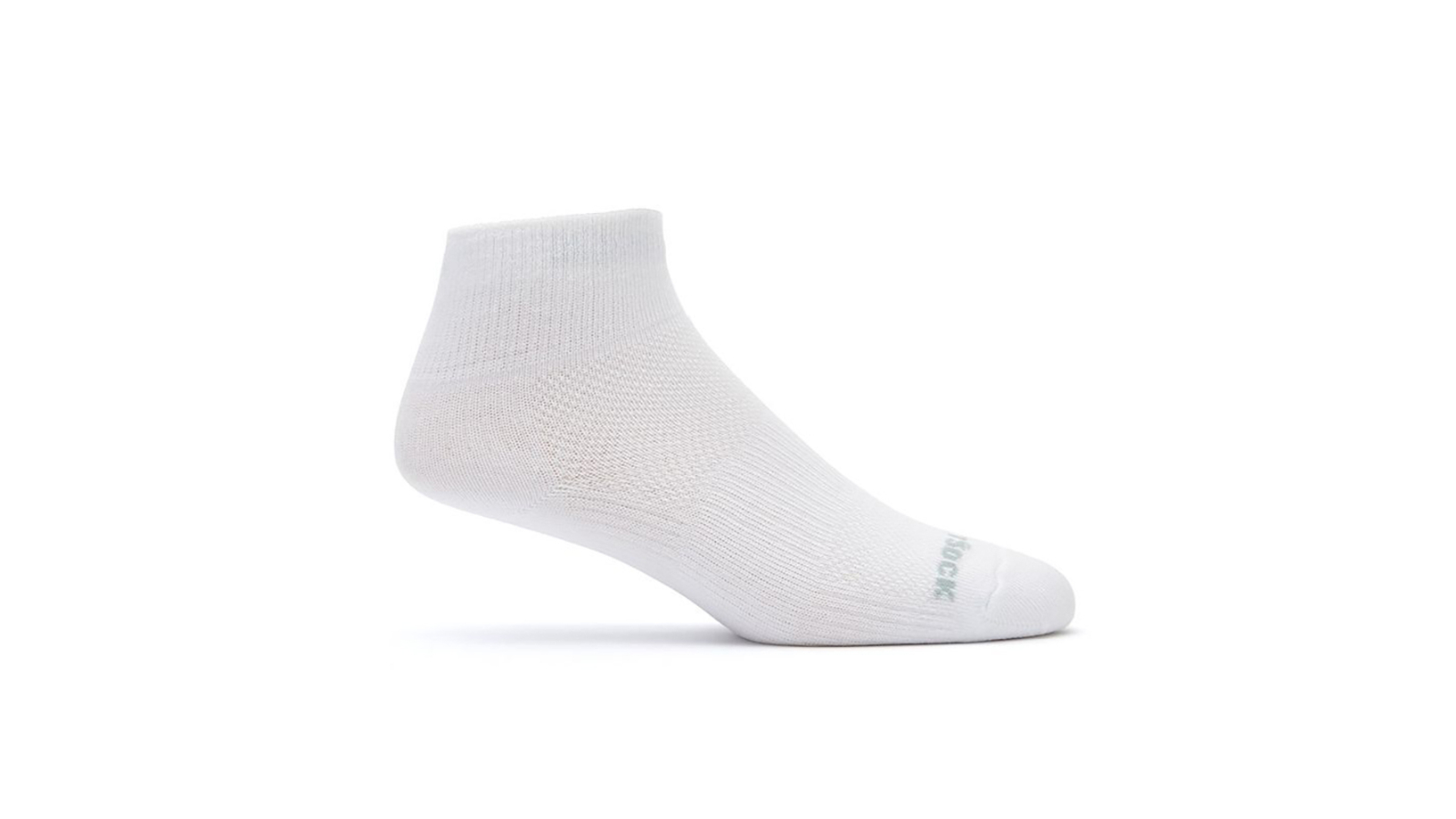 Wrightsock Coolmesh II Quarter White Unisex Socks - AU 8-11.5 Mens/9.5-11 Womens