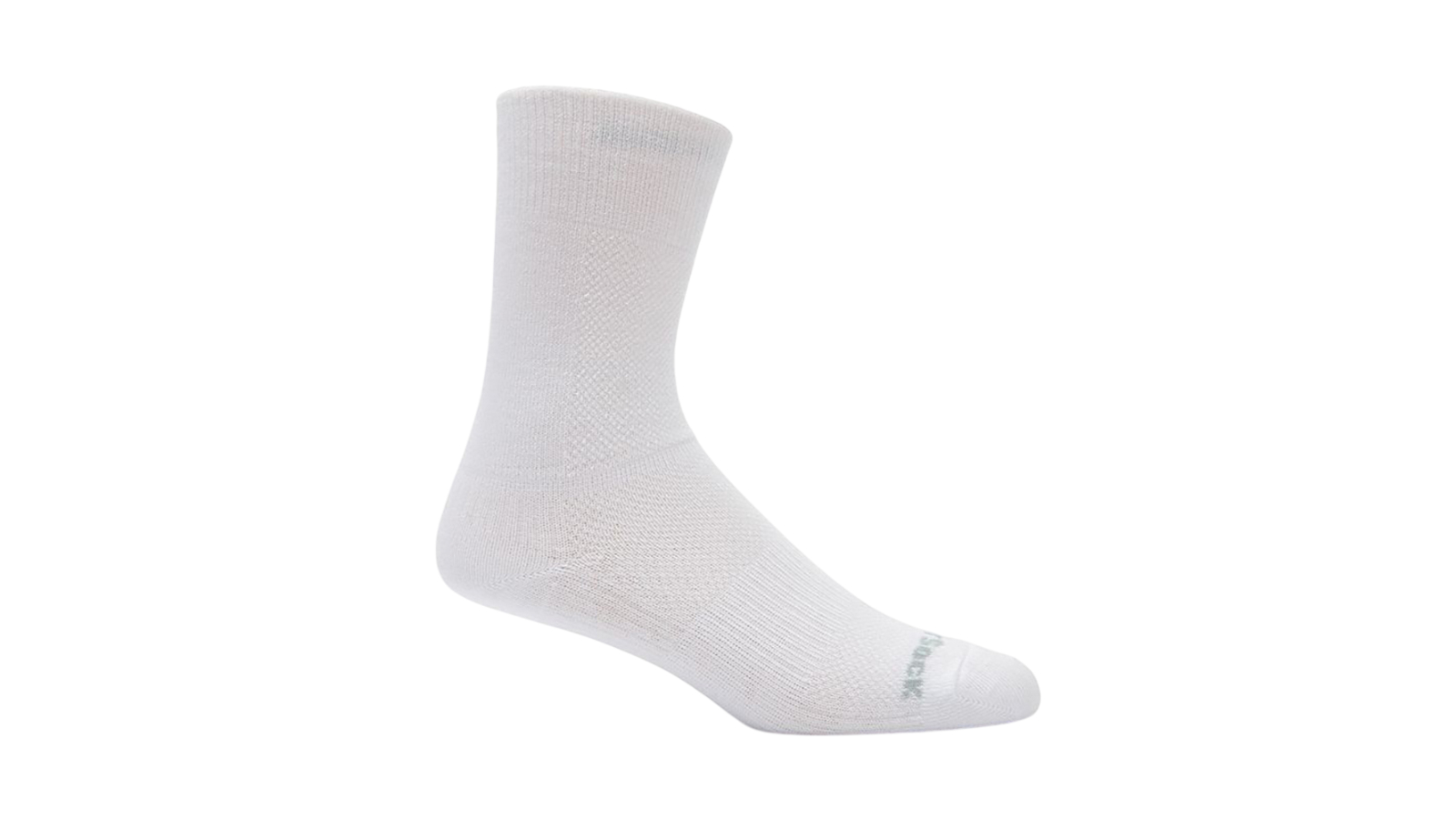 Wrightsock Women AU 4-6 Coolmesh II Crew Sock - White