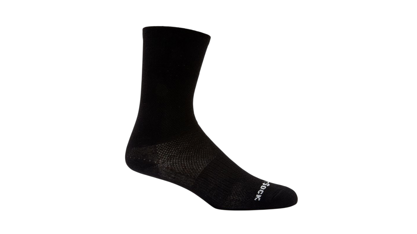 Wrightsock Coolmesh II Crew Unisex Sock - Black