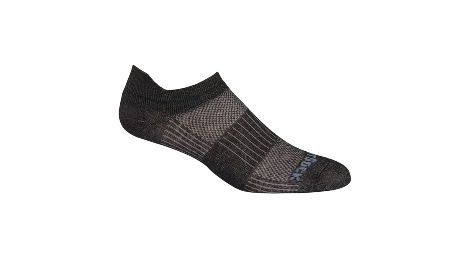 Wrightsock Women AU 4-6 Coolmesh II Crew Sock - Black