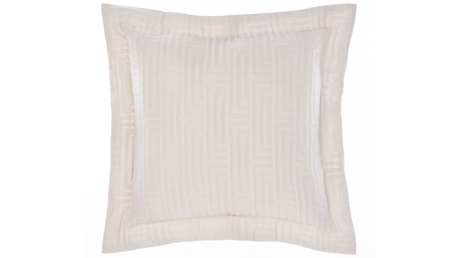 Grace by Linen House Winston White Cushion - 48x48cm
