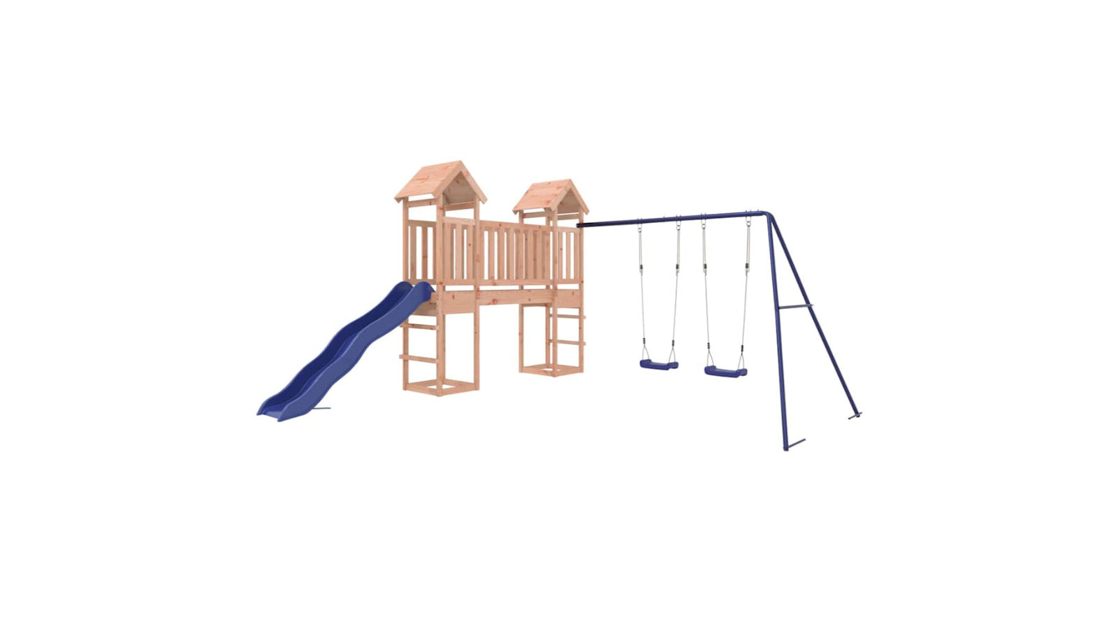 vidaXL Solid Wood Douglas Outdoor Playset